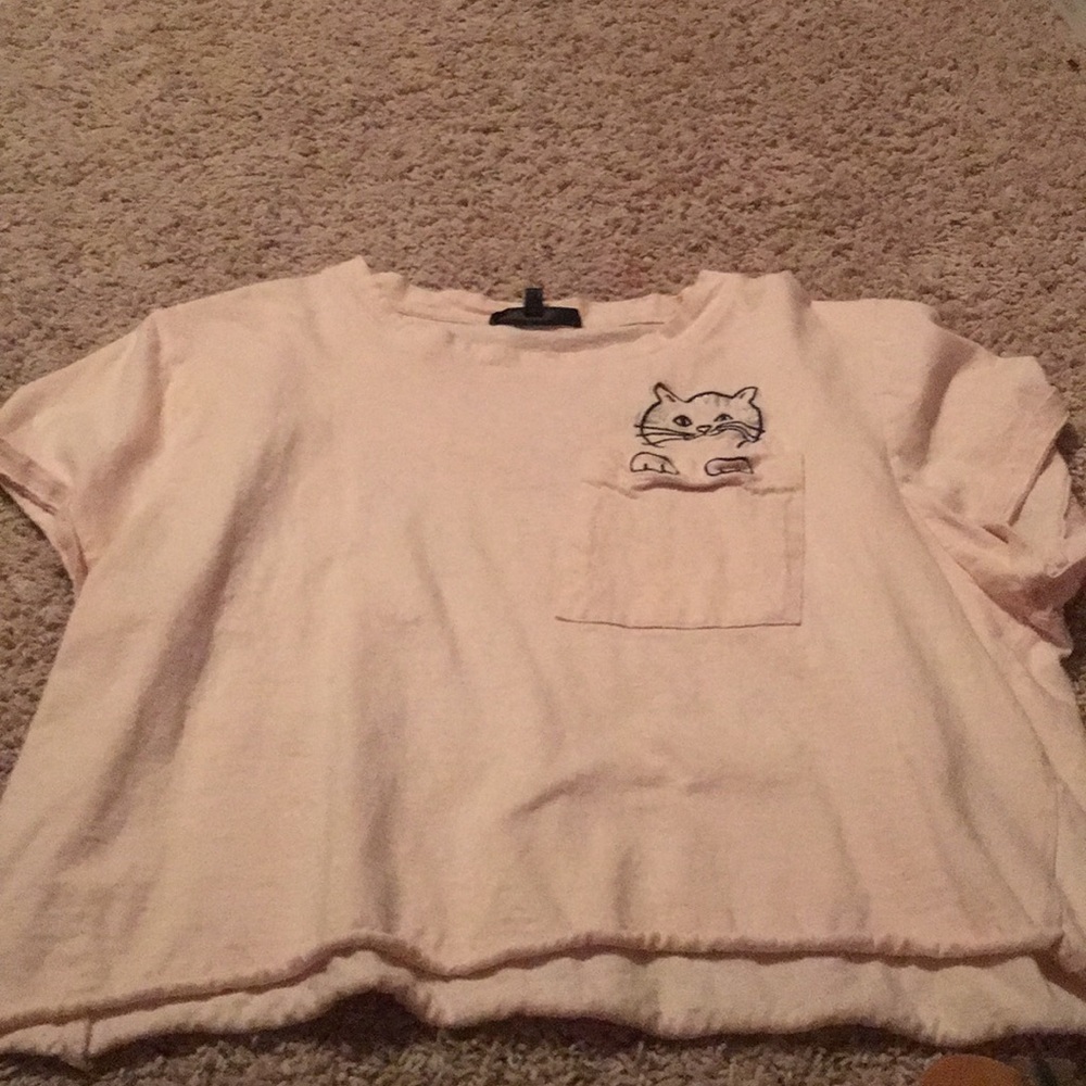Cat crop top